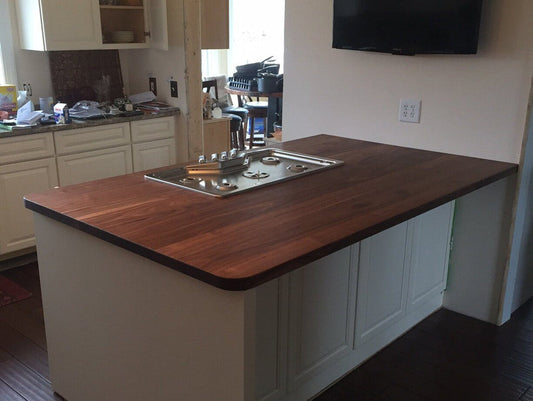 Unfinished Black Walnut Butcherblock Countertop Butcherblock Countertops The Vermont Butcherblock Company 